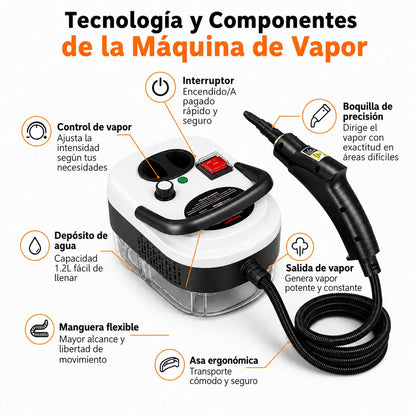 PROMO 🔥 Limpiador a Vapor con Esterilización a Presión